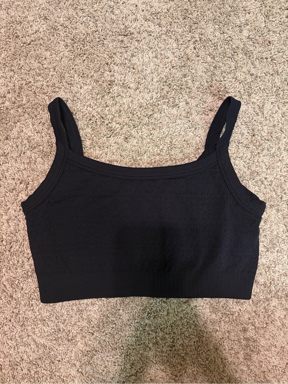 Black Women's Seamless Tank/Bra Top from JoyLab